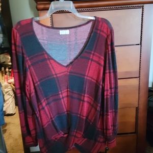 Plaid XXL top